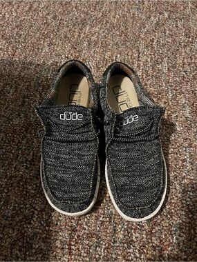 Hey Dude’s slip on charcoal black & grey